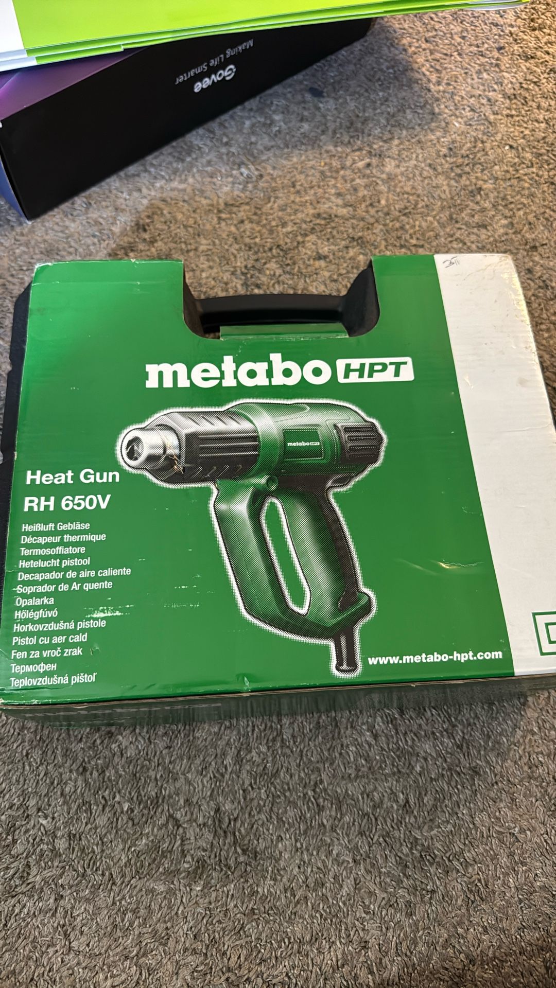 Metabo HPT 650V MultiVolt Heat Gun, Adjustable Heat Settings, Compact and Lightweight, Ergonomic Design, Pro Tool Innovation Award Winner