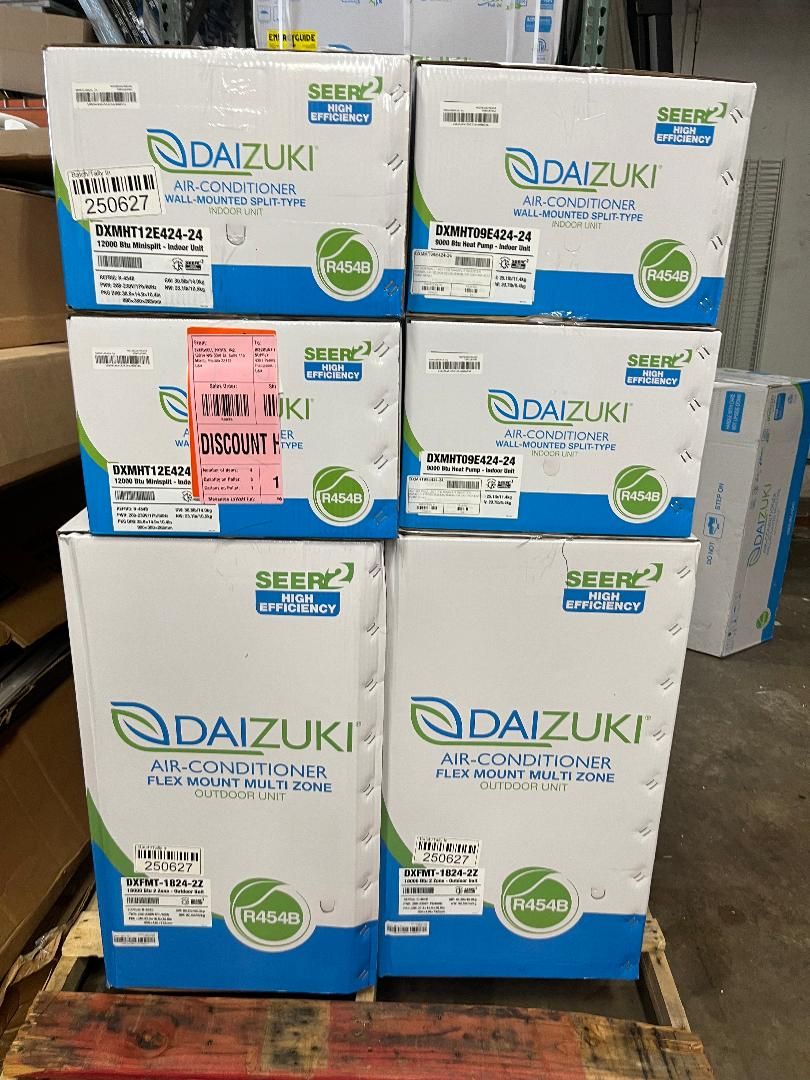 Daizuki 18000 BTU Dual Zone Mini Split Air Conditioner System 24 Seer