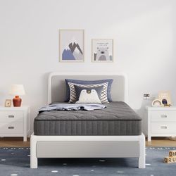 New Twin Mattress and Black metal bed frame $90 firm puo on 59th Ave in camelback