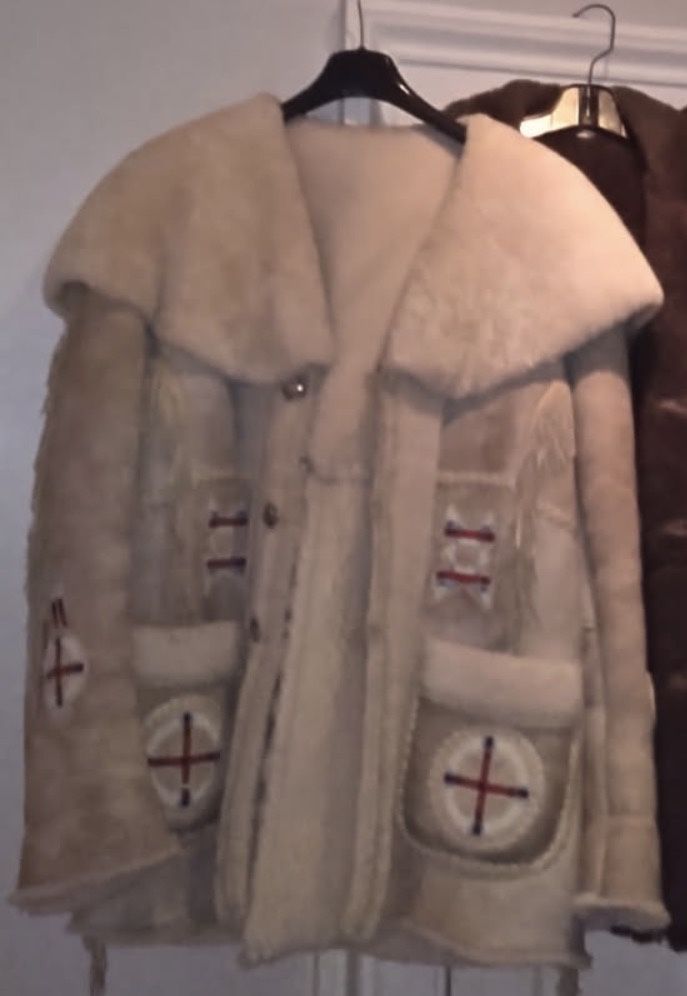 Native Sheepskin Coat, Size 42,