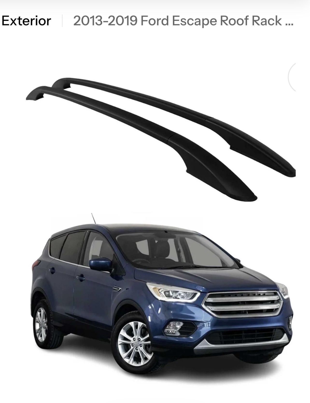 2013 ,2019 Ford Escape Roof Racks Side Rails 