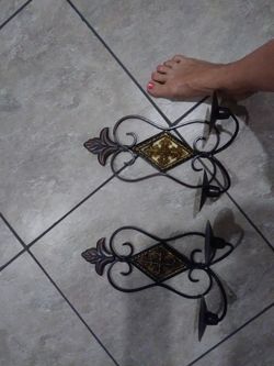 Wall candle holder. Wall decor