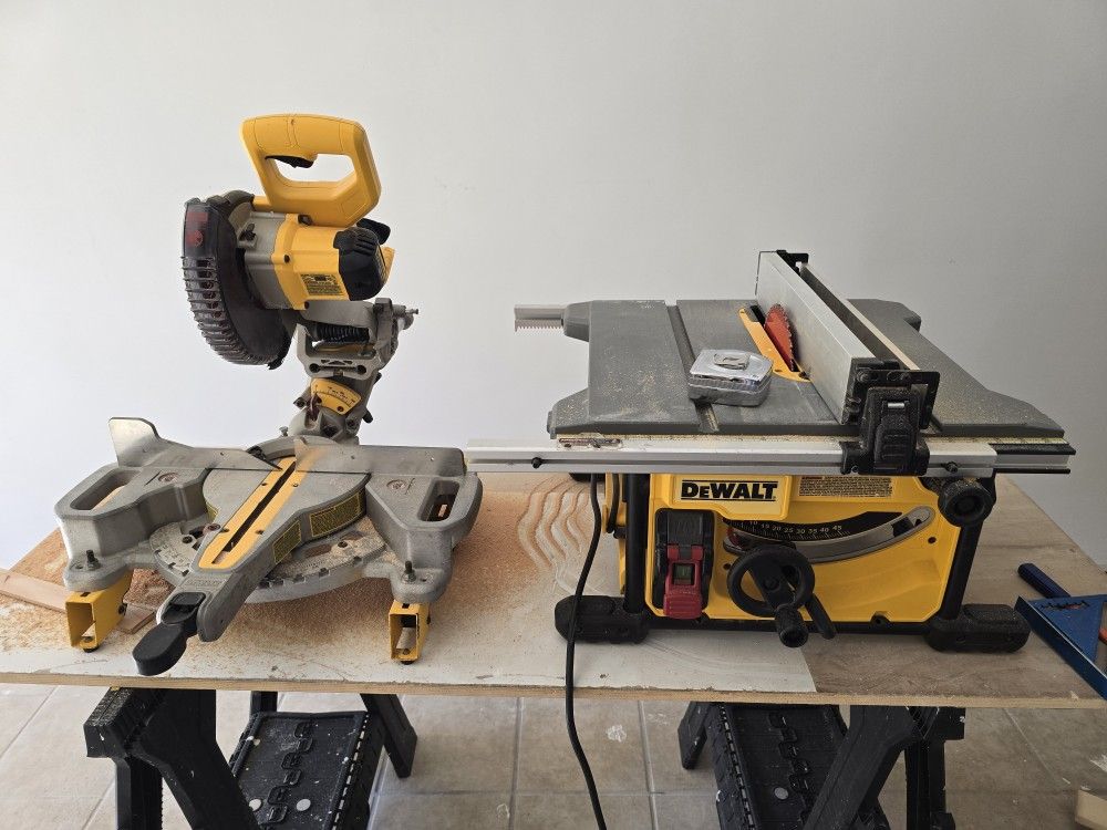 Compact Miter Saw N Compact Table Saw