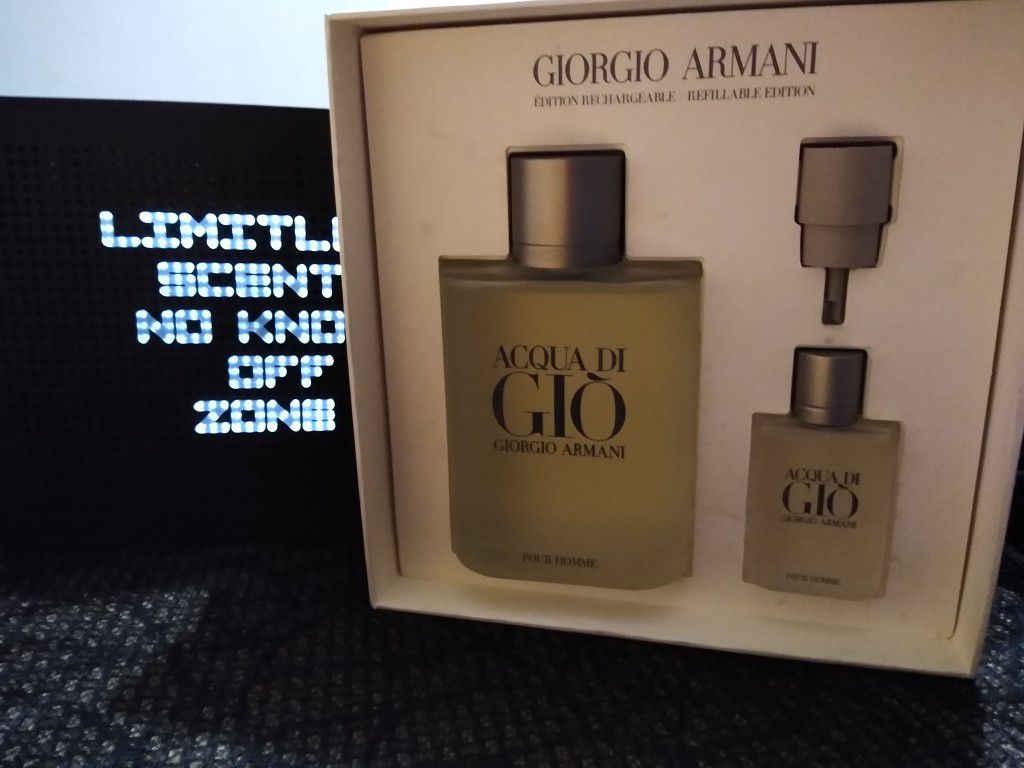 Giorgio Armani ACQUA Di Gio Eau De Toilette Pour Homme 400ml refillable edition set #HTF#Hard to find