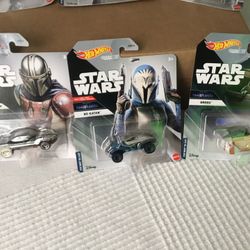 STAR WARS  HOTWHEELS COLECTION