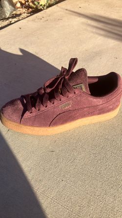 Purple Suede Pumas
