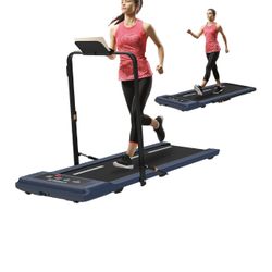 Exerpeutic SuperMax 400 LBS. Weight Capacity Treadmill |2 -in- 1 Under Desk Treadmill|Walking Pad|