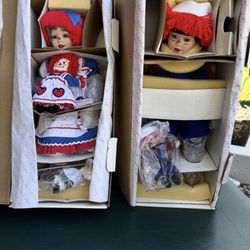 Raggedy Ann And Andy Dolls (set)  $150 For Both Dolls