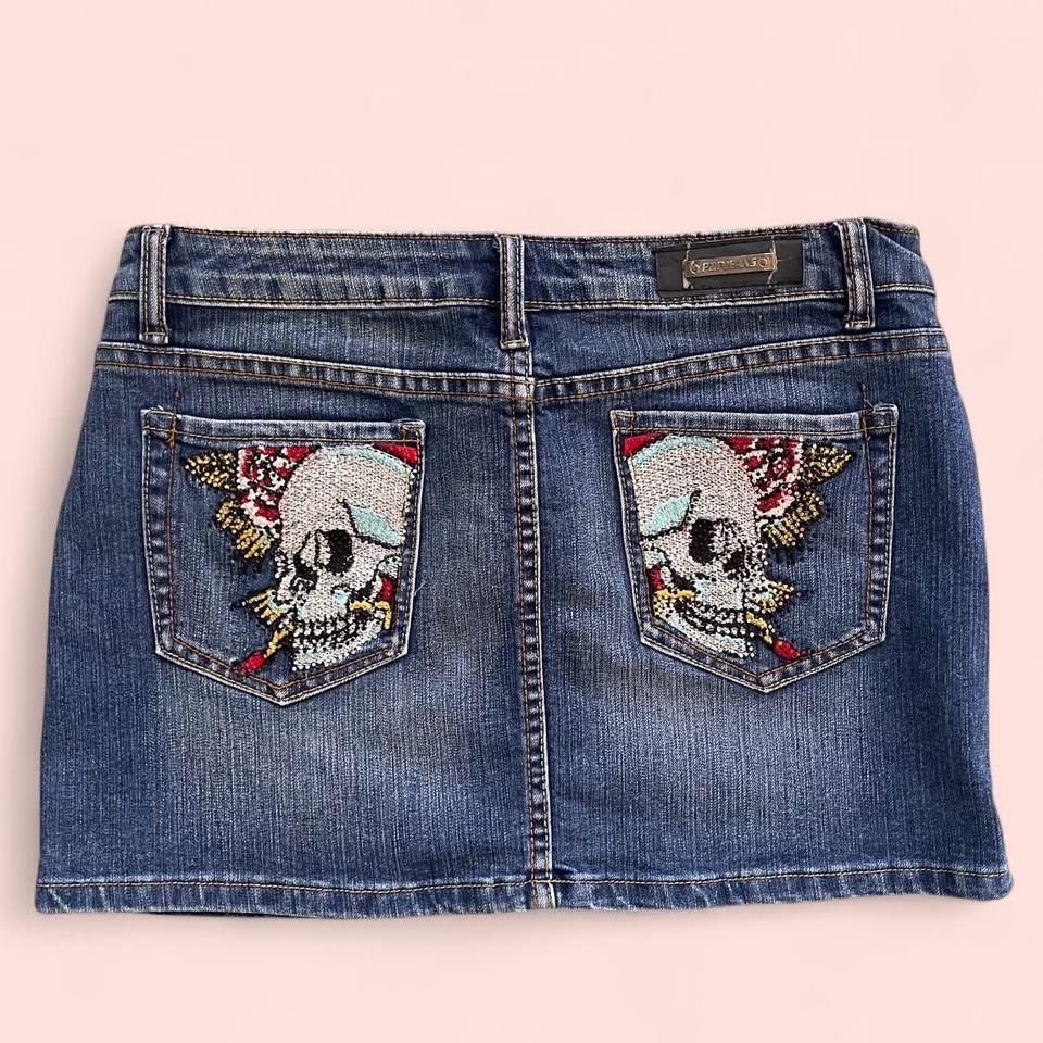 Y2K Jean Skirt