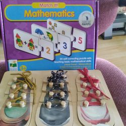 Mathematics Match IT Game And Learn To Tie Puzzle