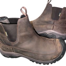 Size 12 Men’s KEEN Brown Leather Boots 