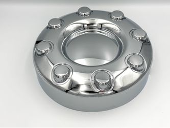 NEW FOR 2005-2018 F250 F350 SRW 2WD CHROME WHEEL CENTER HUB CAP FRONT REAR