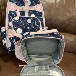 Pottery Barn Rolling Backpack & Lunch Box