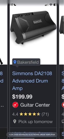 Simmons DA2108 Advanced Drum Amp