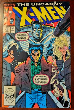 The Uncanny X-men #245 🔑 1989 Liefeld/Claremont Star Wars Cameo 🔥🔥🔥