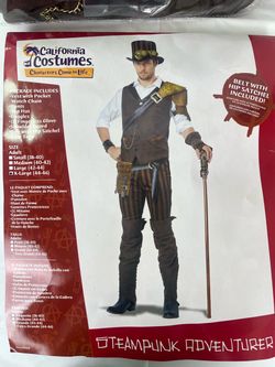 California Costumes Men's Steampunk Adventurer Halloween Costume - New