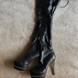 7.5 Inch Thigh High Boots 