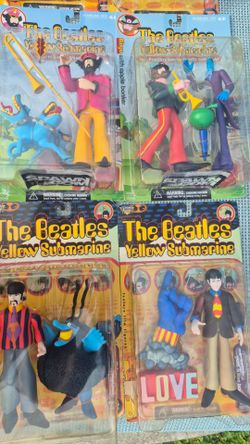 Beatles Yellow Submarine Figure Set of 8