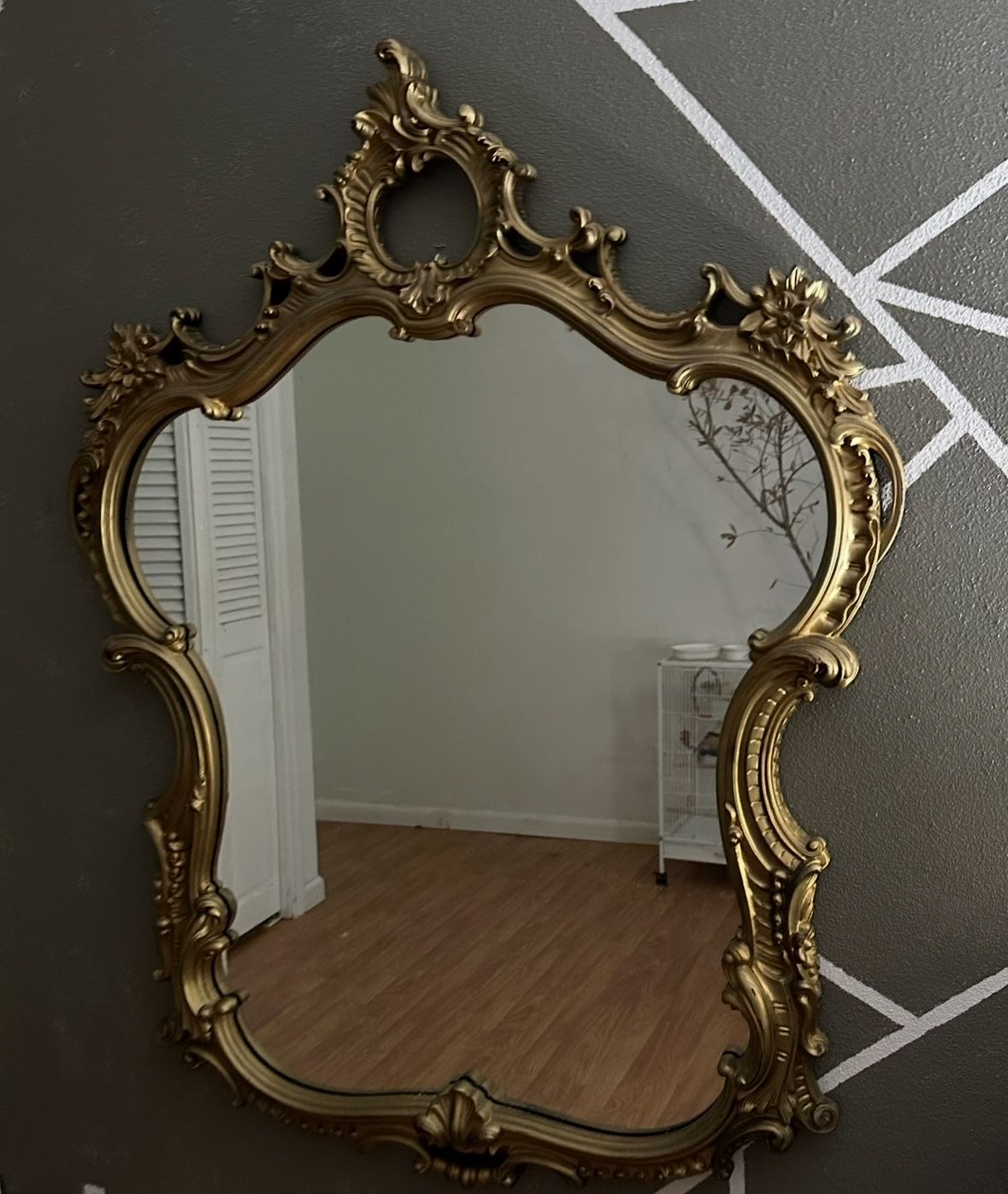 Gold Antique Mirror