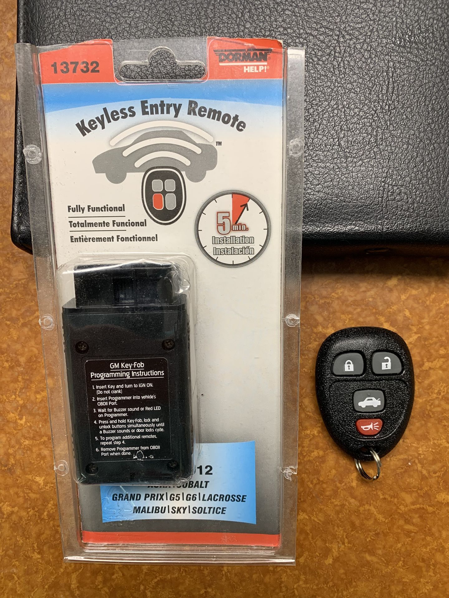 Keyless Entry Remote with Key Fob.