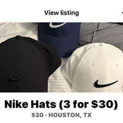 Nike Hats (3 for $25)