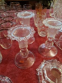 Multiple  Sets Boh. Crystalware