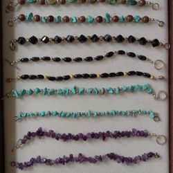 Women's  Stone And Bead Bracelets 