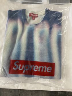 Supreme Supreme Blurred Logo Sweater 'Blue