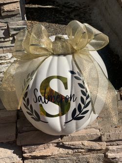 Personalized Pumpkin