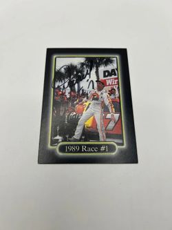Darrell Waltrip 1990 Maxx Racing Signed Card