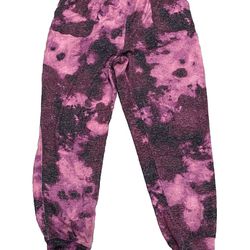 VS PINK- Pink Tie-Dye Jogger-Style Pajama Pants- Size M