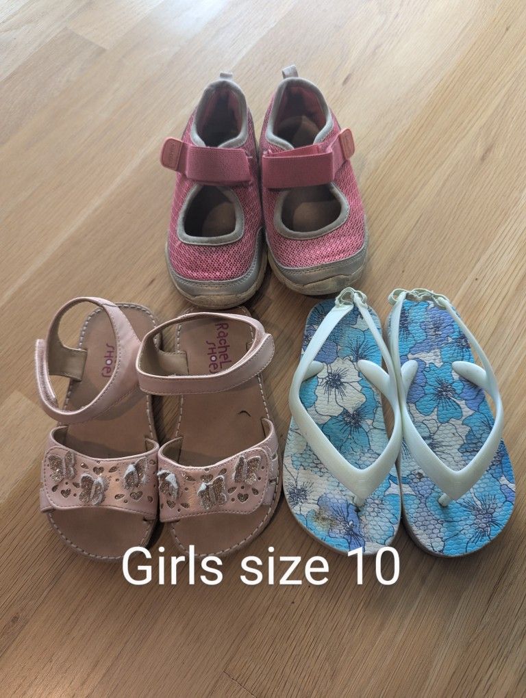 Girls Size 10 Shoes/Sandles