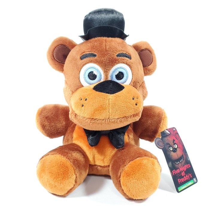 NEW Jazwares FNAF Five Nights at Freddy's Classic Freddy 8" Plush w/ GITD Eyes