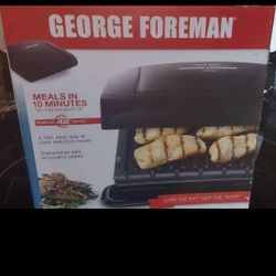 George Foreman 4-Serving Electric Grill NIB