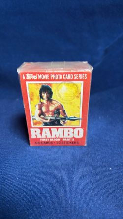 1985 Topps Rambo: First Blood Part II Movie Photo Card Series
