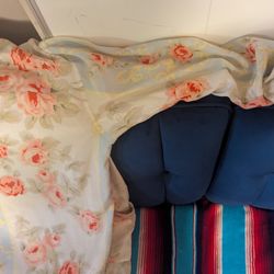 Vintage 80s Victorias Secret Gold Label Wrap Robe Pink Roses Satin M/L Lined