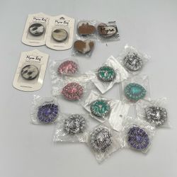 Myra Pop Sockets For Phone Leather & Jeweled