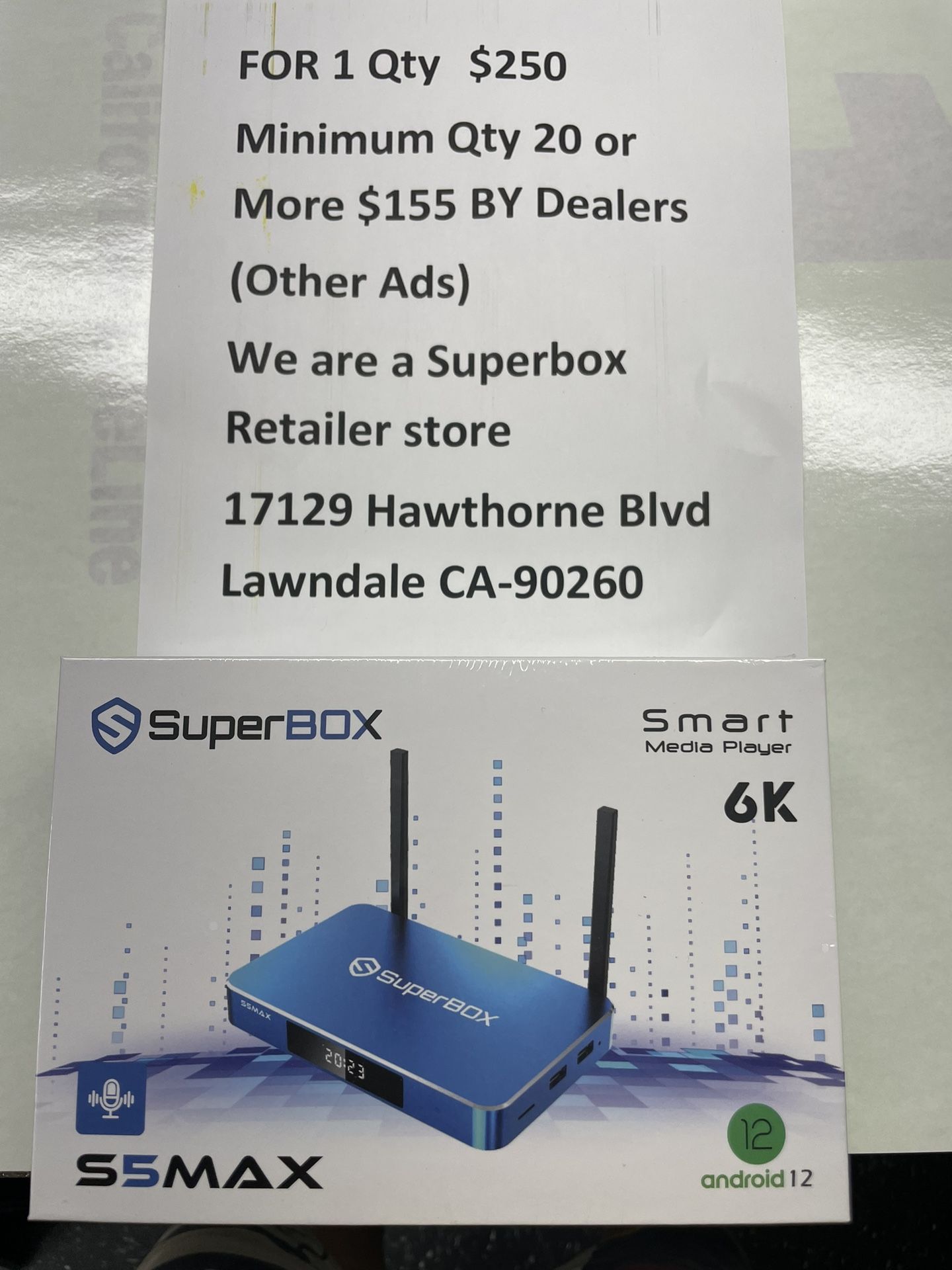 Superbox Retail Price All Other Price Is For Wholesale Qty20 Minimum