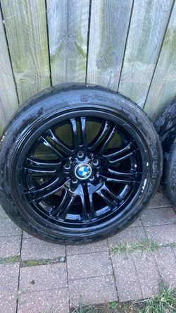 BMW Gloss Black Alloy Wheels with Tires