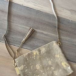 Leather Cow Fur Crossbag For Women 