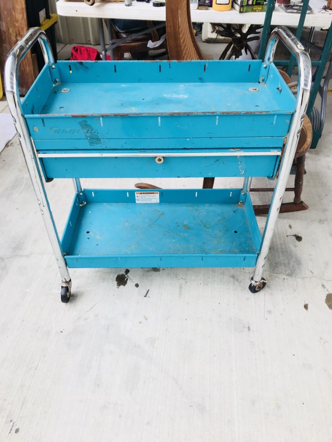 SNAP ON ROLL AROUND TOOL CART model KR4188-1PF