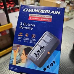 Chamberlain
3-Button Garage Door Remote Control