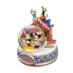 Disney Christmas SNOW GLOBE W/ Music