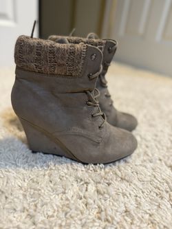 Wedge Heel Boots