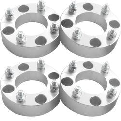 1.5” 4x110 Wheel Spacers with 10×1.25 Studs, 38mm ATV Wheel Spacers Adapters 74mm Hub Bore, Compatible with Honda, Suzuki, Bombardier, 4 Pack