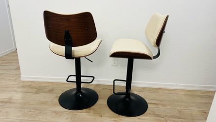 Brand New Mid Century Modern Swivel Bar Stools