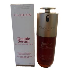 Clarins Double Serum 50ml / 1.7oz Anti-Aging Face Serum Hydric + Lipidic System