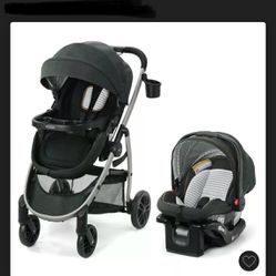 Graco 3 In 1 Stroller And Car seat 
