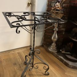 Heavy Metal Menu Or Music Holder