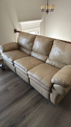 Leather couch